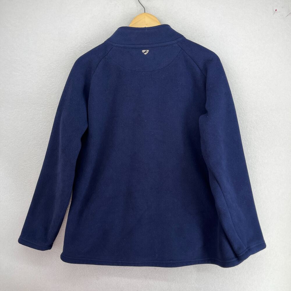 AUBRION Fleece Womens 2X Shires Restore 1/2 Zip Pullover Equestrian Ink Blue - Picture 3 of 14